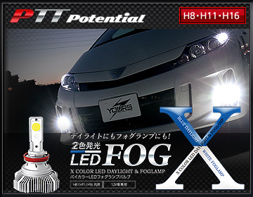 バイカラーフォグ